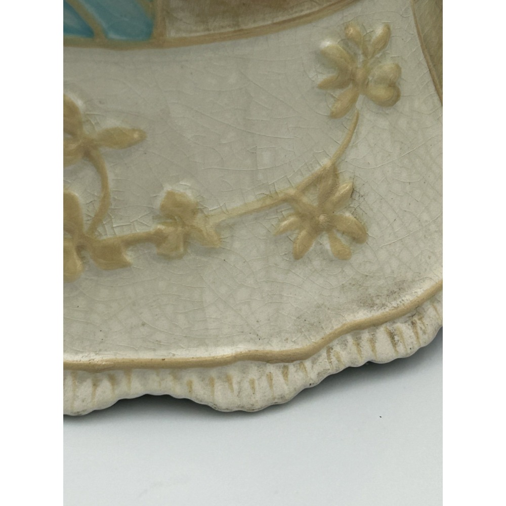 Yankee Candle shade "Patchwork" Dandelion Wildflower Country  Crackle Paint - Picture 8 of 11
